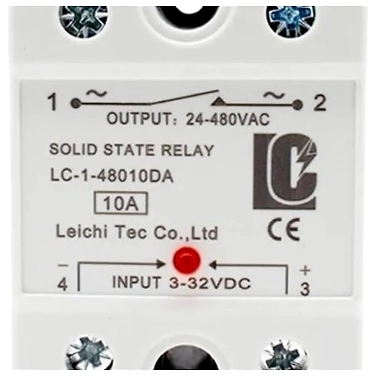 High Quality SSR 10DA 25DA 40DA DC AC Single Phase Solid State Relay 10A 25A 40A 60A 80A 100A 120A 3 32VDC Control 24 480VAC 120