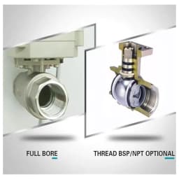 TFM25 S2 C Proportional Valve 2 Way Brass 1 DN25 0 5V 0 10V 4 20mA Regulating Valve DC9 24V 5 Wires for HVAC Water Control NPT, OUTPUT 4 20MA 0V TO 10V