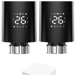 Smart Radiator Actuator TRV Programmable Thermostatic Radiator Valve App Remote Temperature Controller Support 2pc 1413e b hub