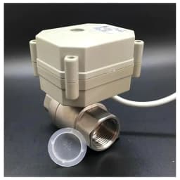 TFM20 S2 C DC9V 24V New 2 Way SS304 3 4 DN20 Modulating Valve 0 5V 0 10V or 4 20mA 5 Wire for Water Proportional Control Bsp, Output PWM 4mA to 20mA