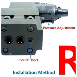 EBG 03 H Electro Hydraulic Proportional Relief and Flow Control EBG 03 C R 51 EBG 03 B L 51 ERG 03 H 30 ERG 03 C 30 Installation r, EBG 03 B 51