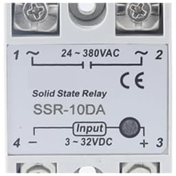 Solid State Relay SSR 10DA 25DA 40DA DC Control AC White Shell Single Phase Without Plastic Cover 3 32V Input DC 24 380V SSR 10DA