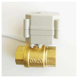 TFM20 B2 C 2 Way Brass 3 4 DN20 Proportional Valve DC9V 24V 0 5V 0 10V or 4 20mA 5 Wire for Water Modulating Control Bsp, Output 4 20mA 0V to 10V