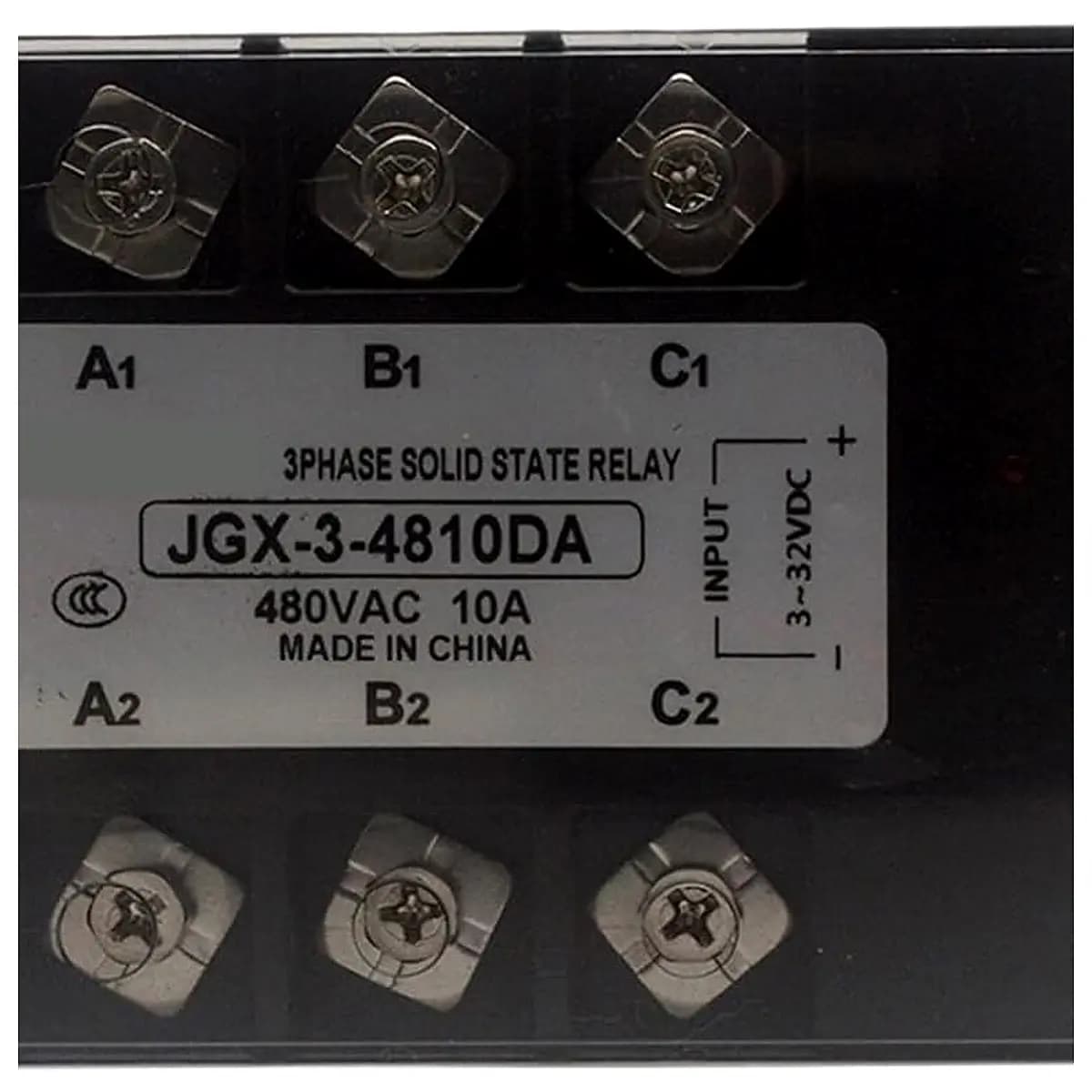 Jgx 3 SSR 3 10DA 25DA 40DA 50DA 60DA 80DA DC Control AC Three Phase Solid State Relay 480VAC 3 32VDC 80DA