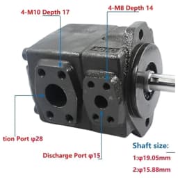 PV2R1 6 8 10 12 14 17 19 23 25 28 31F 1 L RUU D R L 40 Fixed Displacement Vane Pumps PVL1 6 8 12 17 19 F 1R U 10 PV2R1 8 1 RUU