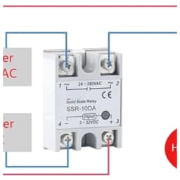 Solid State Relay SSR 10DA 25DA 40DA DC Control AC White Shell Single Phase Without Plastic Cover 3 32V Input DC 24 380V SSR 25DA