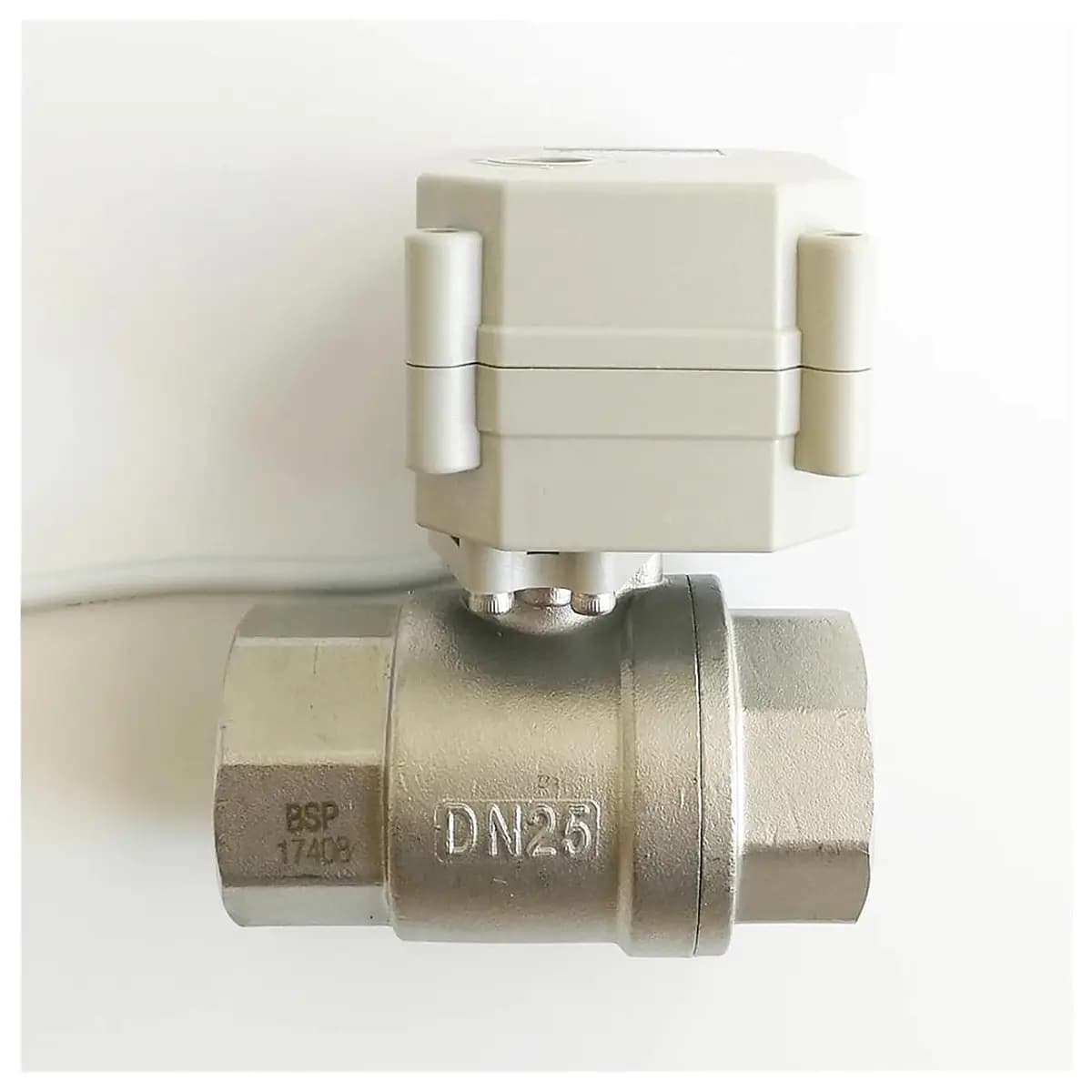TFM25 S2 C Proportional Valve 2 Way Brass 1 DN25 0 5V 0 10V 4 20mA Regulating Valve DC9 24V 5 Wires for HVAC Water Control Bsp, OUTPUT 4 20MA 0V TO 10V