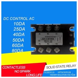 Jgx 3 SSR 3 10DA 25DA 40DA 50DA 60DA 80DA DC Control AC Three Phase Solid State Relay 480VAC 3 32VDC 40DA