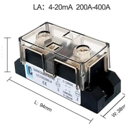 High Power Voltage Regulation SSR Industrial Regulator Model 200A 300A 400A 4 20mA 0 10V 0 5V Solid State Relay 200A,LC220 4 20mA